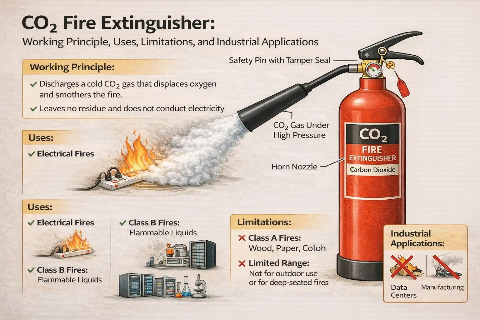 CO₂ Fire Extinguisher