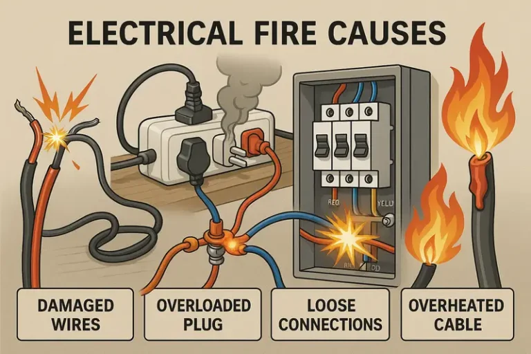 Electrical Fire Causes Explained: Why Most Electrical Fires Start Without Warning