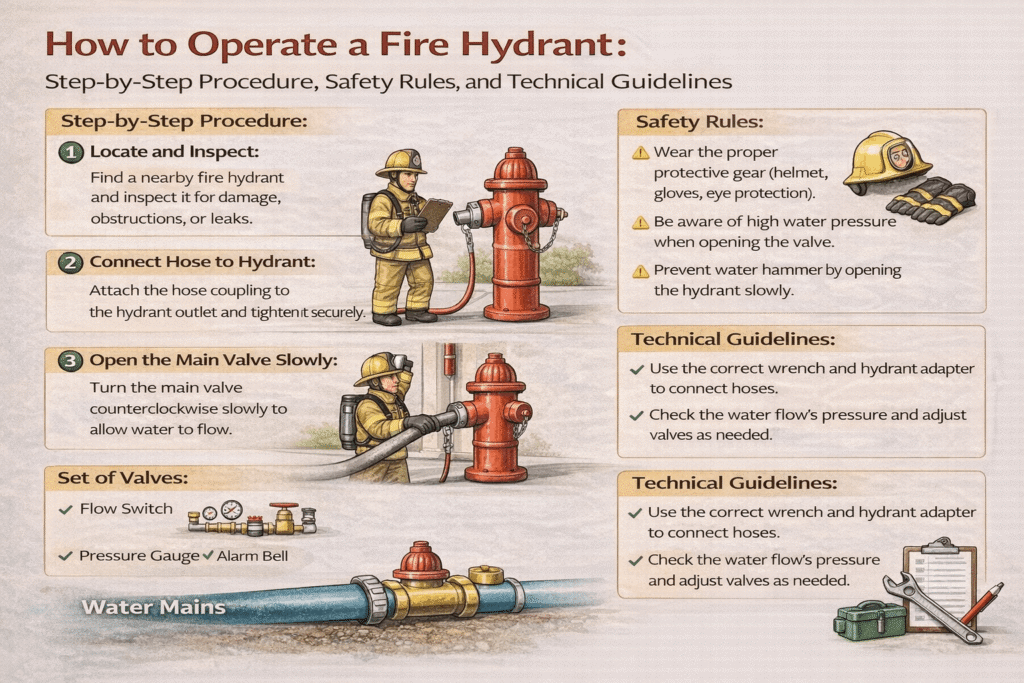 How to Operate a Fire Hydrant