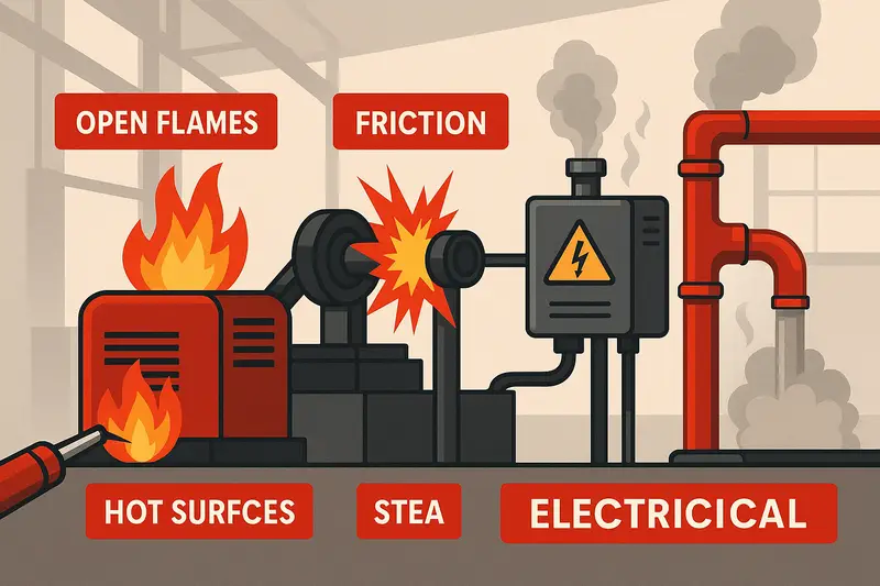 Heat Sources in Industrial Fires