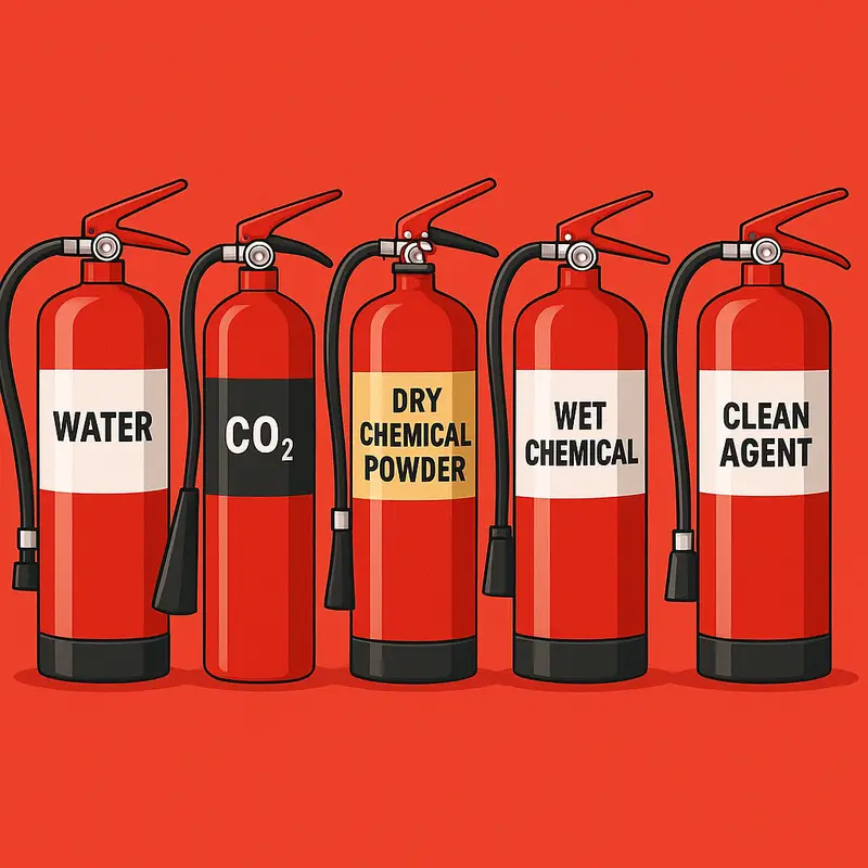 Types of Fire Extinguishers