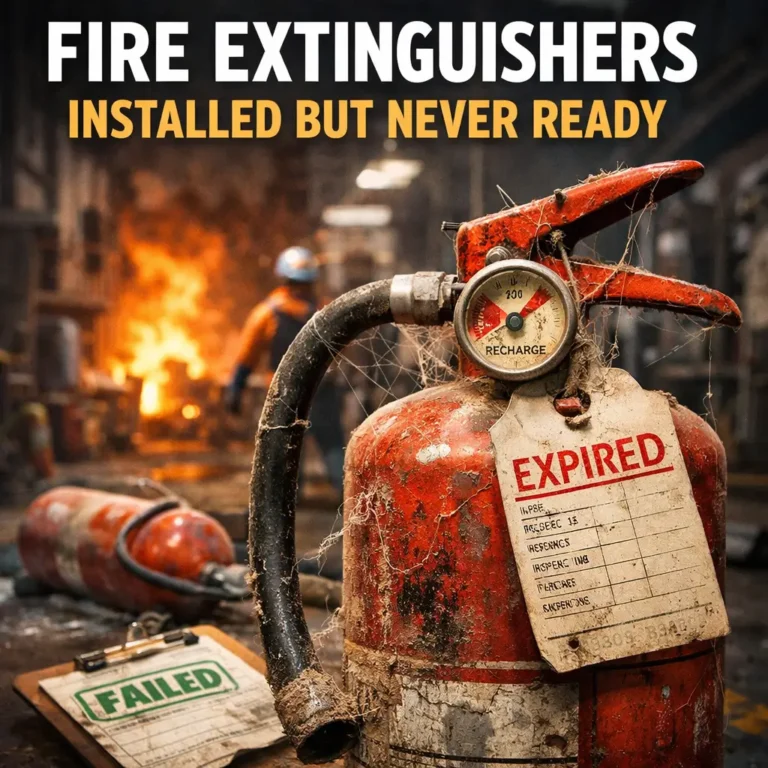 Fire Extinguishers Installed but Never Ready