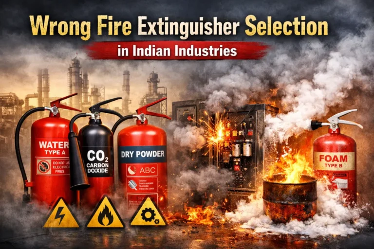 Wrong Fire Extinguisher Selection in Indian Industries