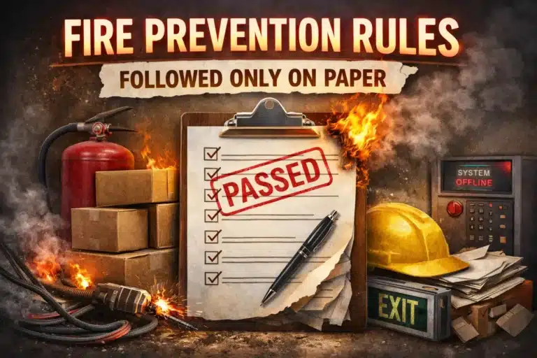 Fire Prevention Rules That Are Followed Only on Paper