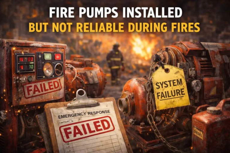 Fire Pumps Installed but Not Reliable During Fires